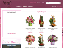 Tablet Screenshot of brandonsflowers.net